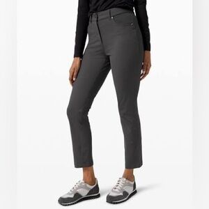 Lululemon City Sleek 5 Pocket 7/8 Pants in Graphite